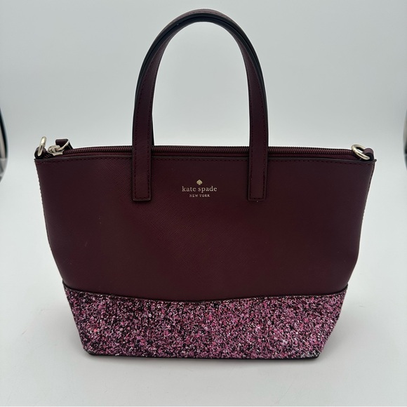 Kate Spade Purple and Glitter Crossbody Hand-bag - Picture 1 of 5